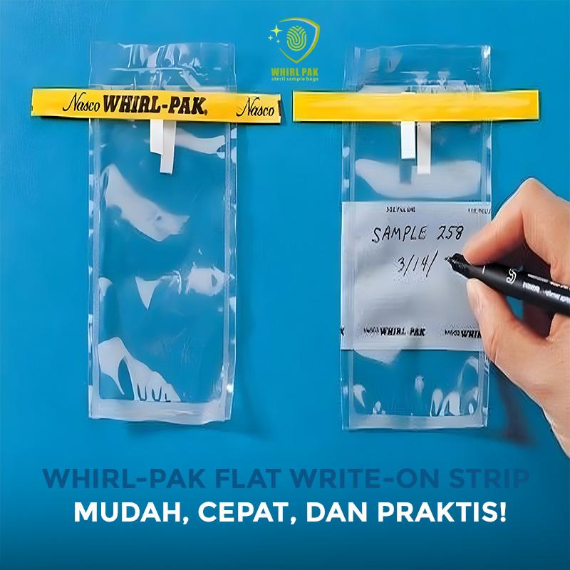 Whirl-Pak Flat Write-On Strip B01341
